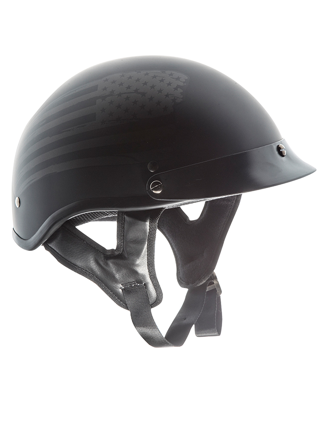 TORC® T-53 Helmet Matte Black Flag