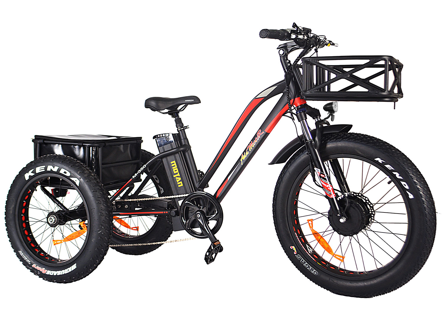 Electric Trike / Tricycle Battery, Range, Design, Delivery M350 P7