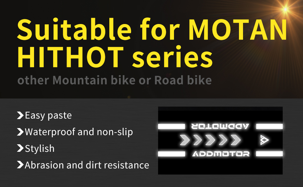 Addmotor Nylon Protective Sticker for Motan Ebikes