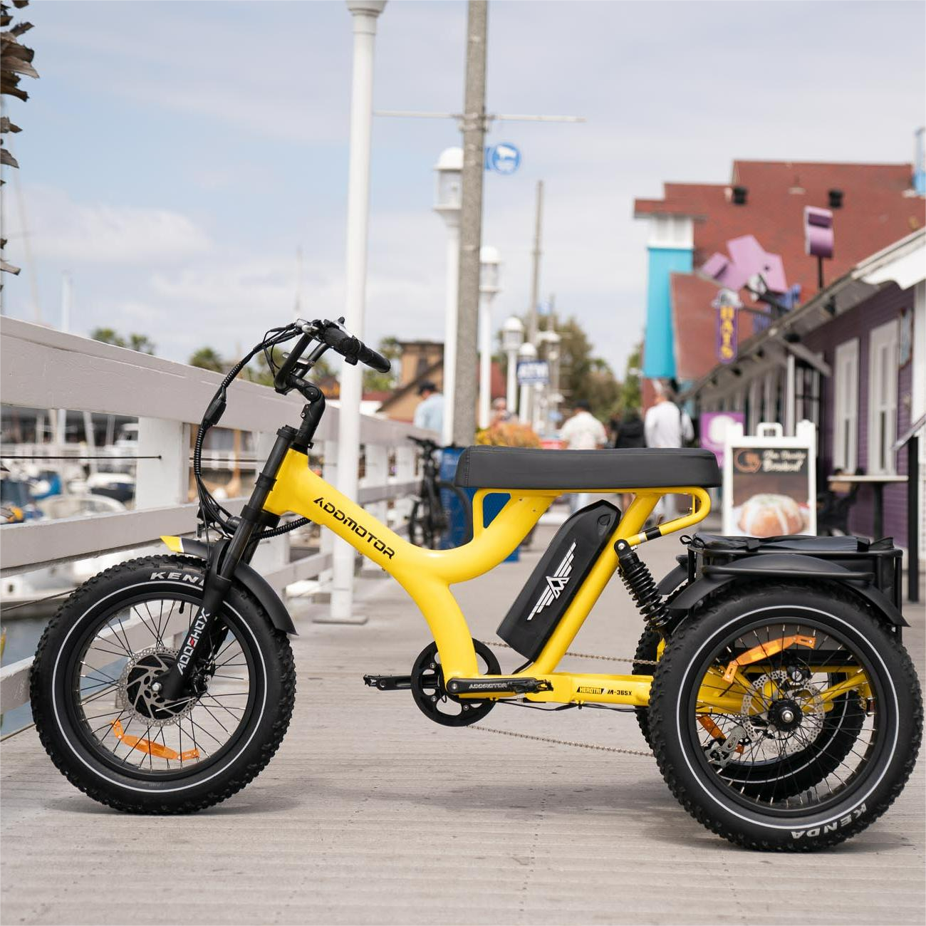 The Addmotor M-365x Electric Tricycle: A Unique Blend of Comfort, Performance, and Style