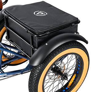 GRANDTAN TURBO The rear Basket Makes Carrying Cargo and Riding Easier 