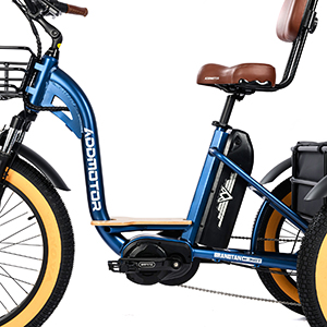 GRANDTAN TURBO Step Through Electric Trikes Make Riding Easier