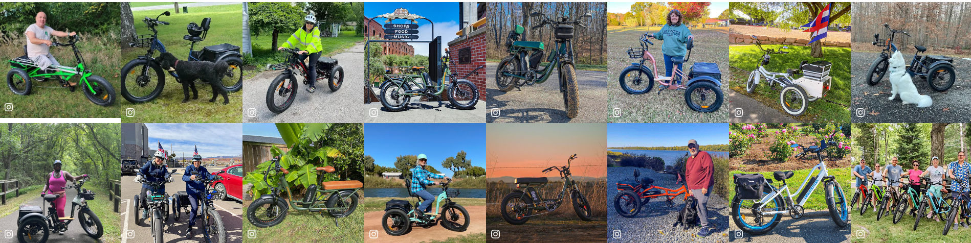 Display pictures of all models for each customer ride