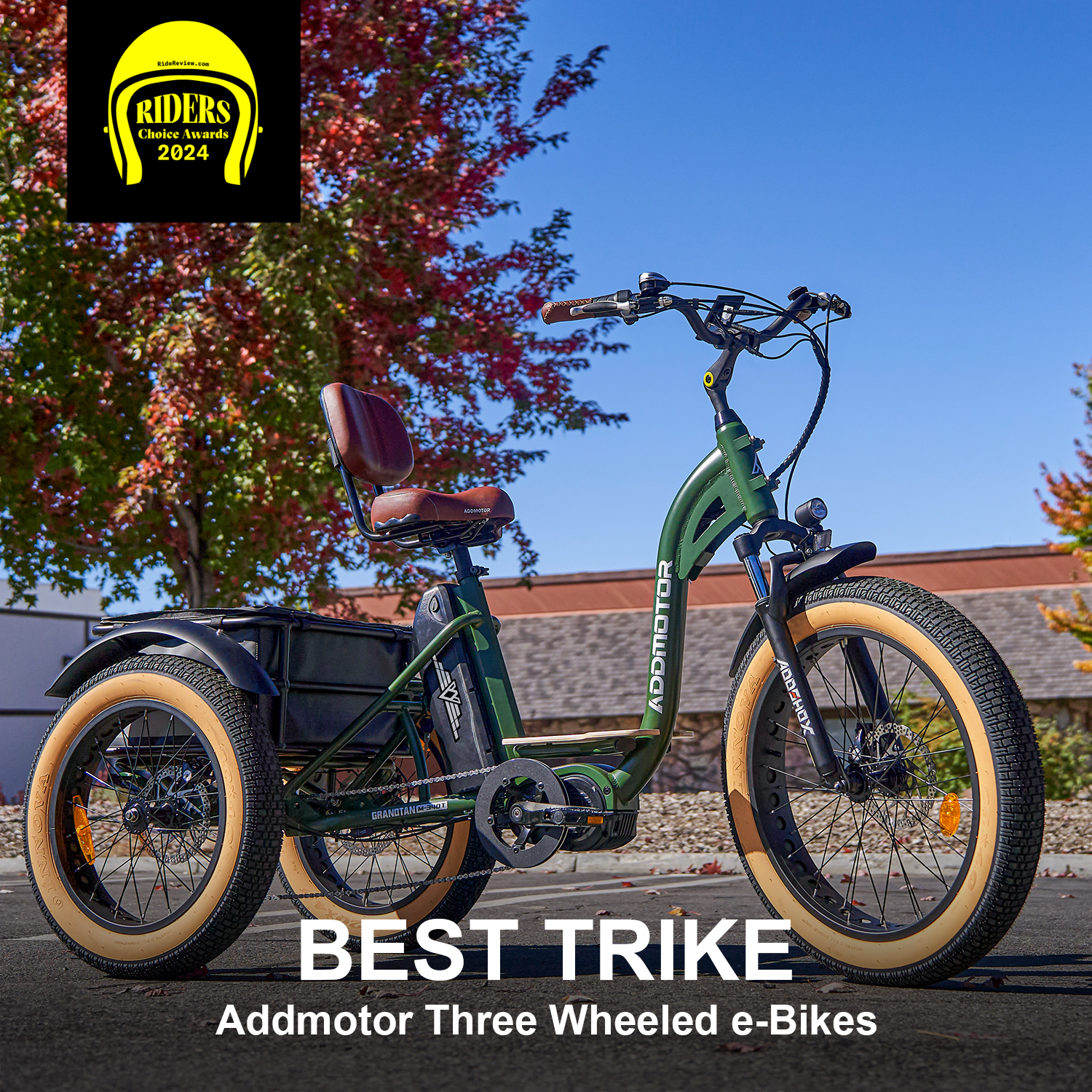 News | Addmotor Wins the Rider's Choice Award for Best Trike 2024!