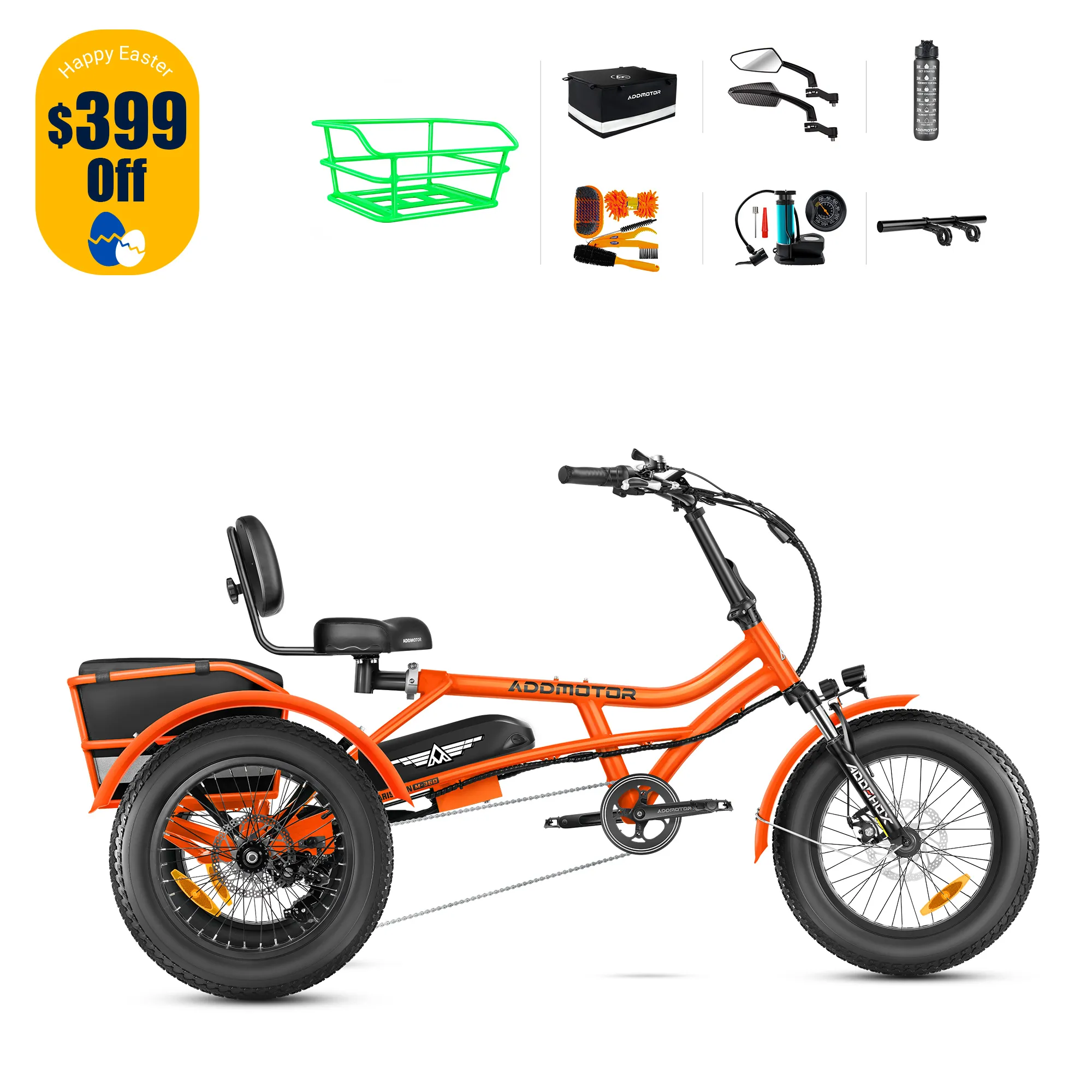 Arisetan II M-360 Mini Semi-Recumbent eTrike