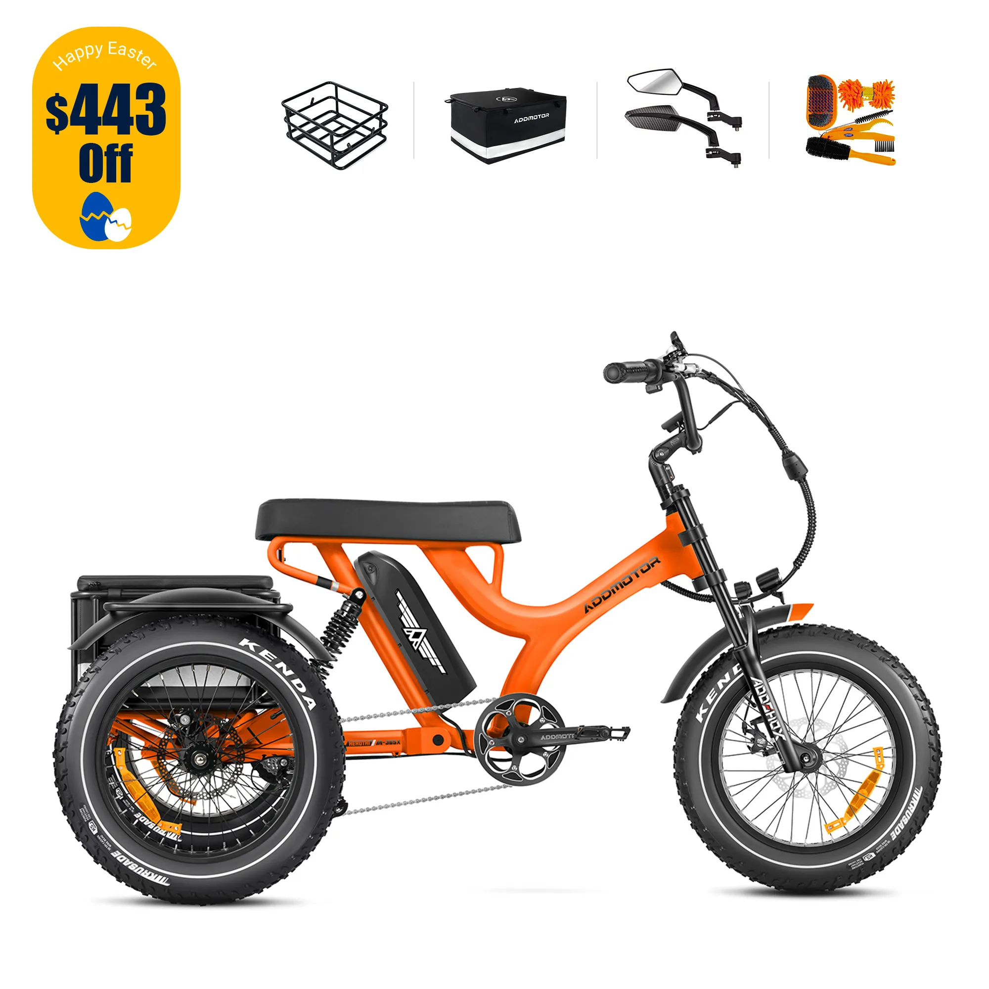 Herotri M-365X Full-Suspension eTrike