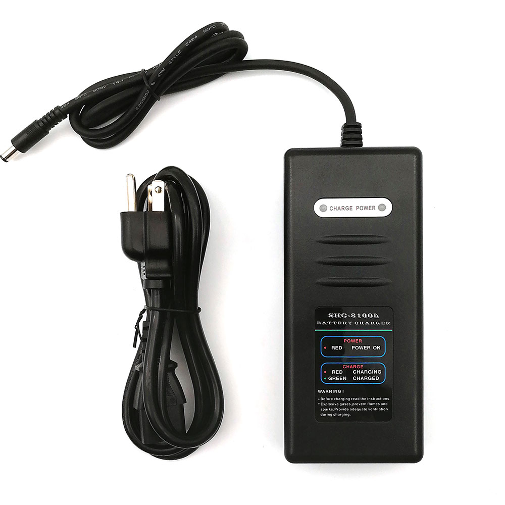 Addmotor 48V 2A DC Battery Charger Fit for Ebike Bicycle Li-ion Input 100-240 VAC