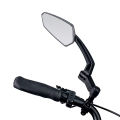 Improved Bike Rear Mirrors - Designed for 360u00b0 Rotatability, Clear Stainless Steel Lens, and Anti-Glare Technology