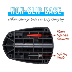 Electric Tiny Portable Foot Pump with non-slip base
