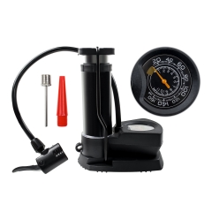 Ebike Mini Portable Pump in dark black color