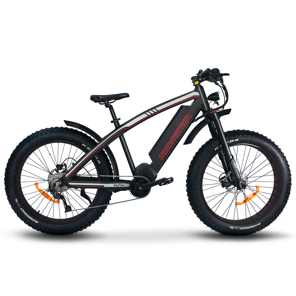 Addmotor 1700W Mid-Drive E-Bike| Wildtan Fat Tire Mountain Electric Bike-image-M-5600-CB