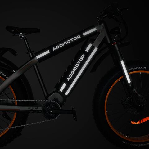 Reflector Stripes Set for M-560 P7, M-5600 - Bike Protection, Enhanced Visibility, Secure Attachment, Customized for Addmotor Bikes