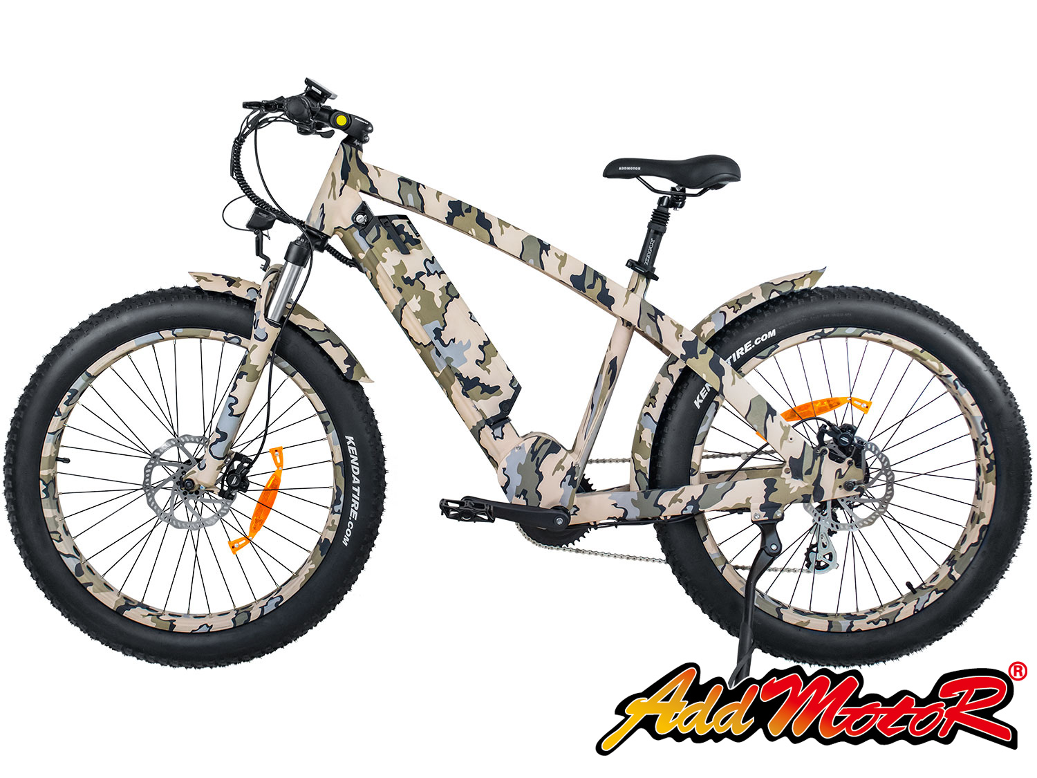 Wildtan M-5600 fat tire electric bike in camo