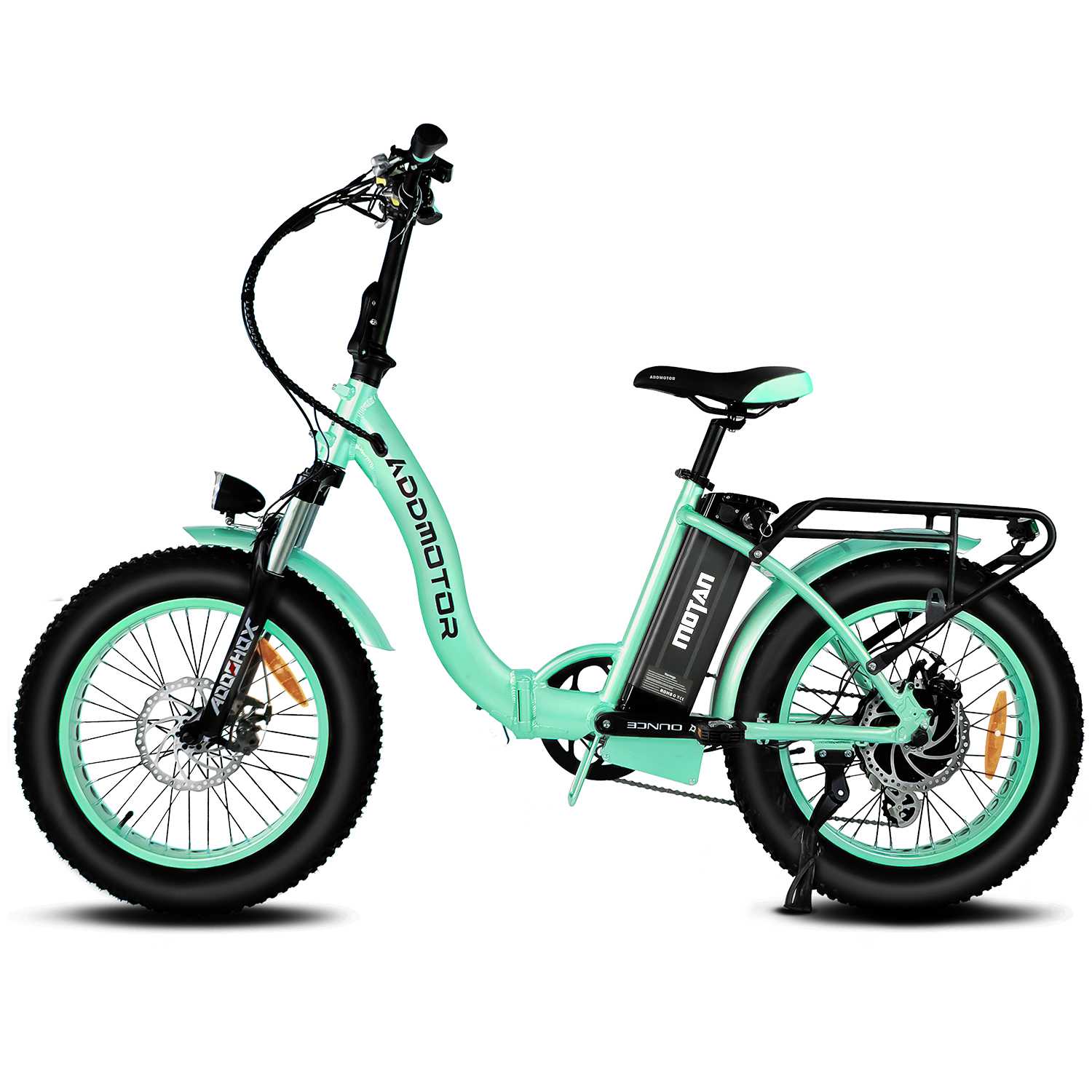 M-140 P7 Folding Electric Bike Cyan