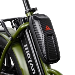 A storage bag that can be installed on an electric bicycle