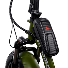 A storage bag that can be installed on an electric bike