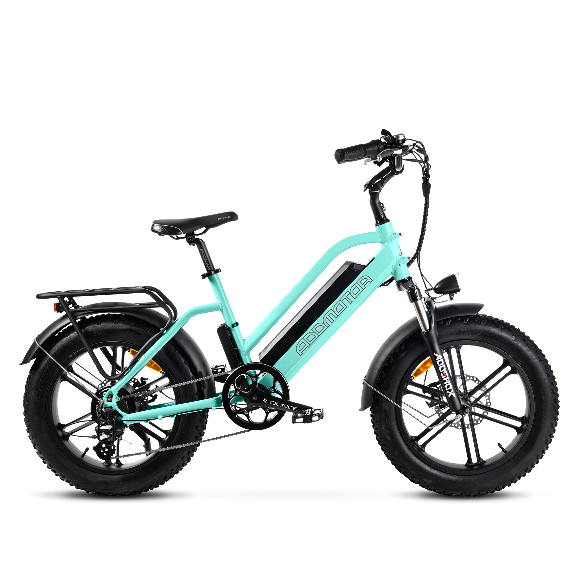 M-50 Step-Thru Electric Bike Cyan
