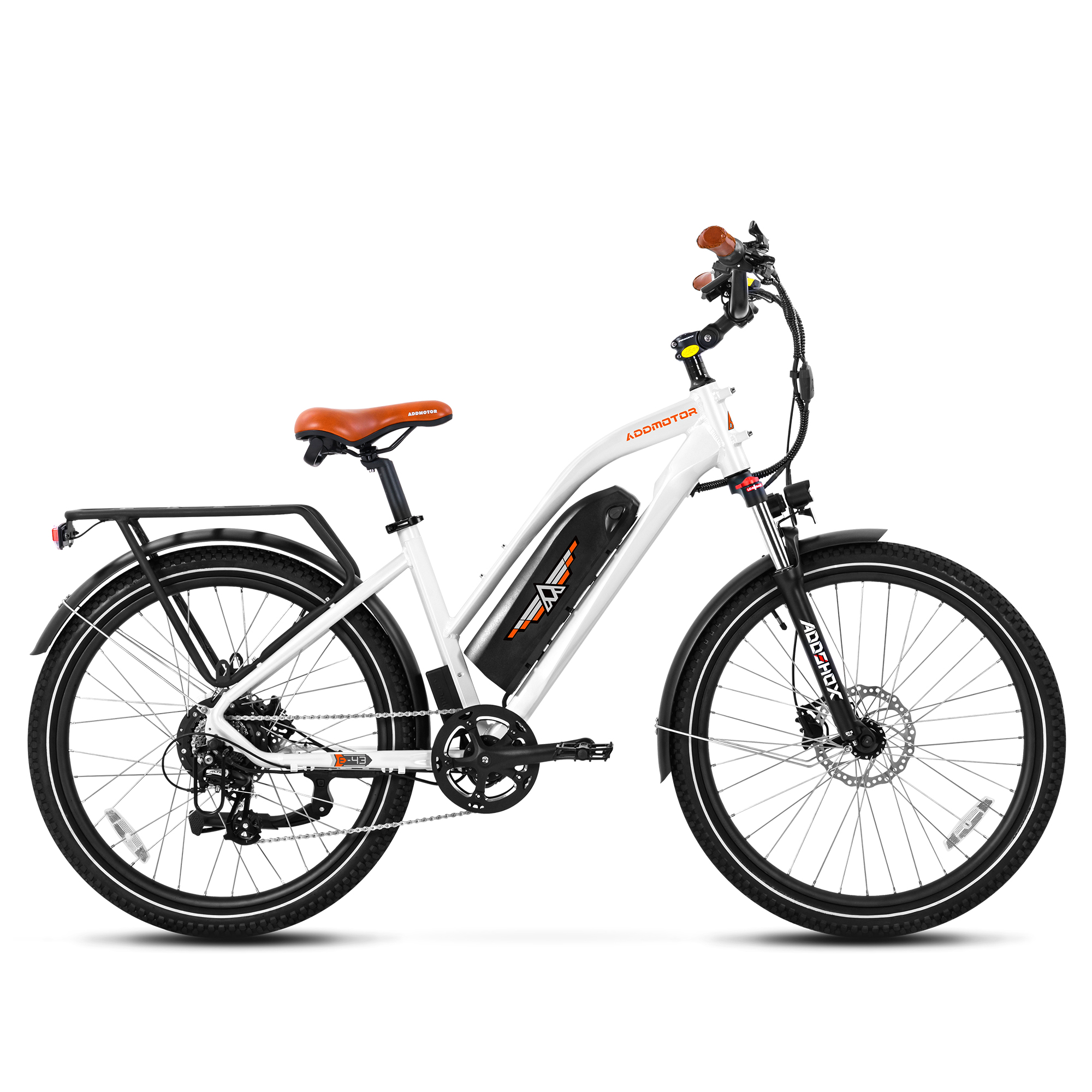 E-43 CITYPRO ELECTRIC BIKE White