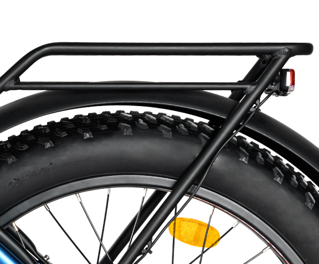 Detachable Rear Rack and Full-Cover Fenders