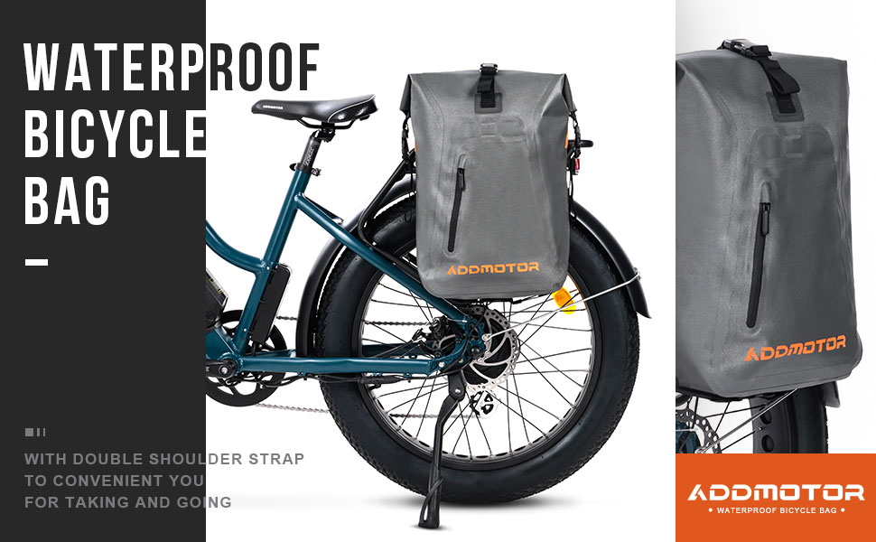Bicycle Rear Rack Backpack Bag water proof