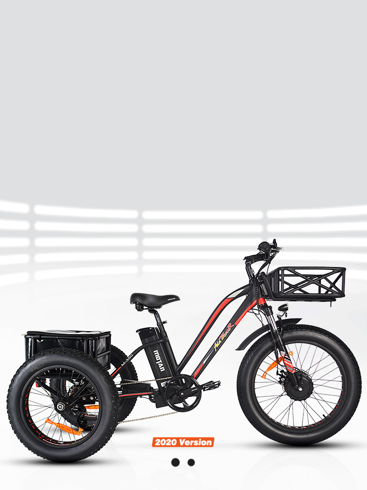 Electric Trike / Tricycle Battery, Range, Design, Delivery M350 P7