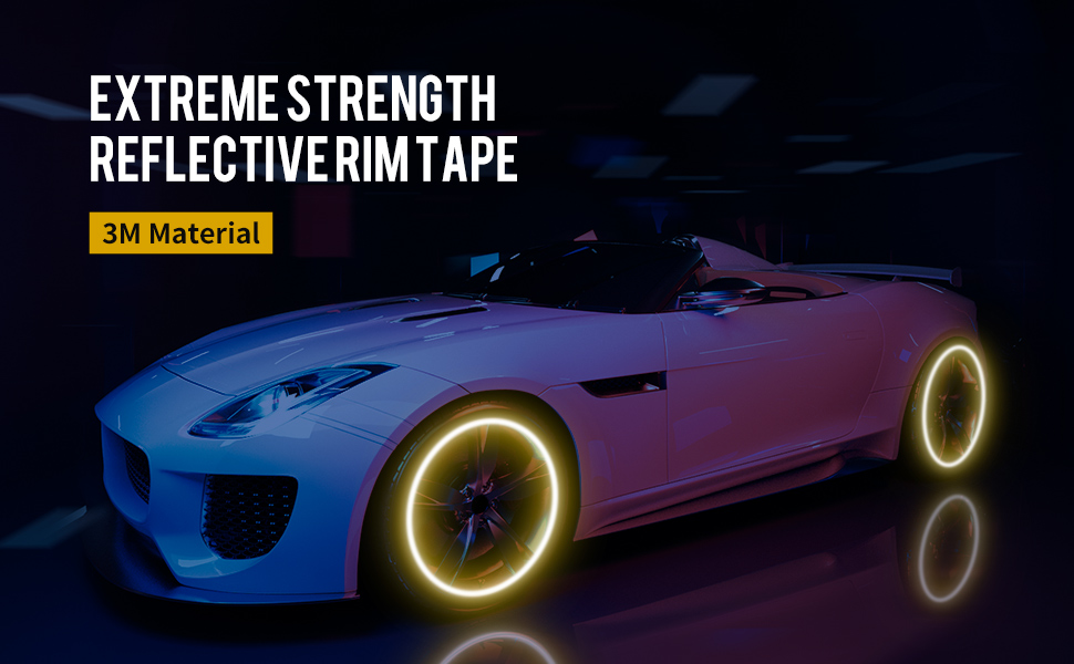 3M Rim Reflective Tape Stripes