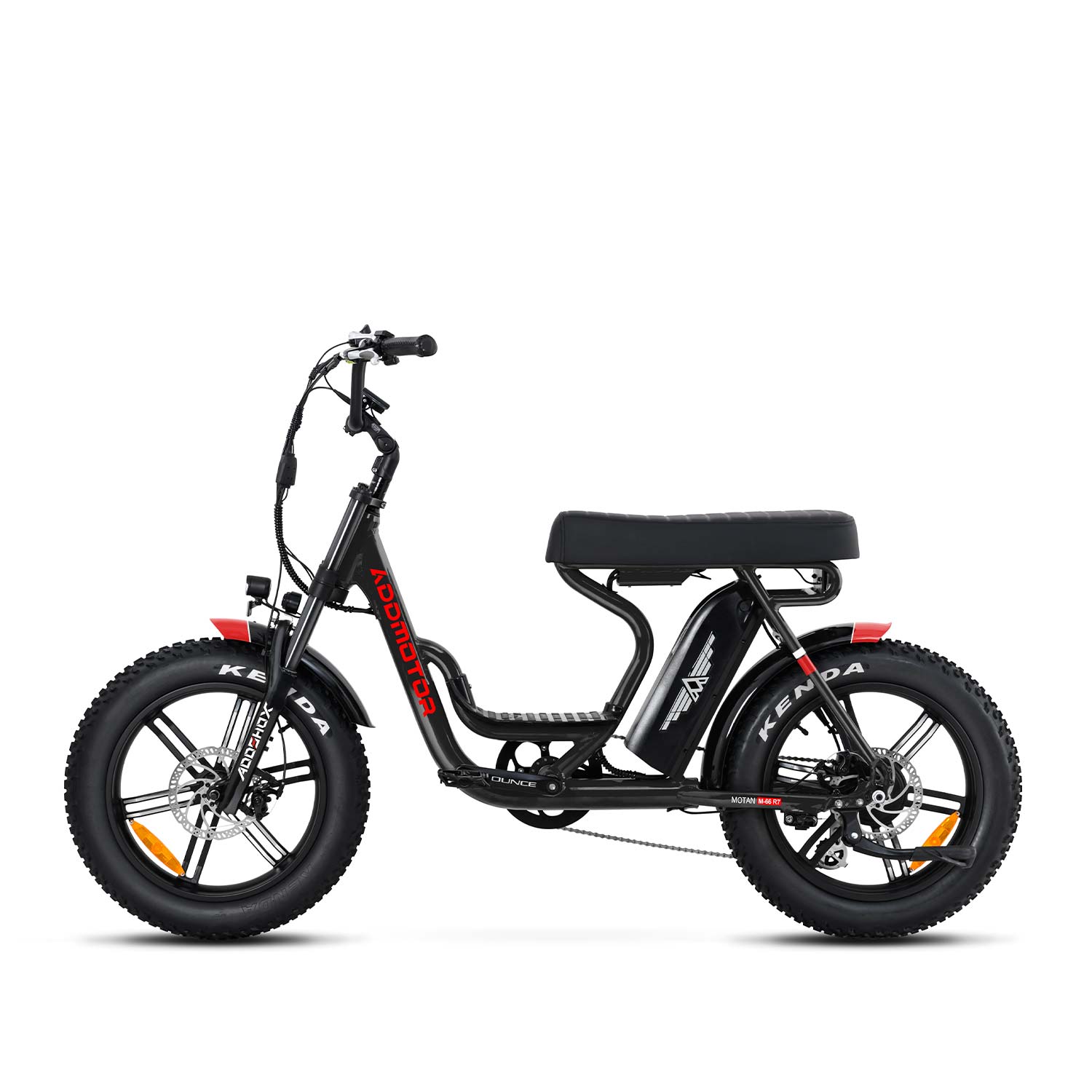 Addmotor Moped-Style 20AH Long Range Step-thru MOTAN Electric Bike with Fat Tire n Stock Sale-image-M-66-R7-SB