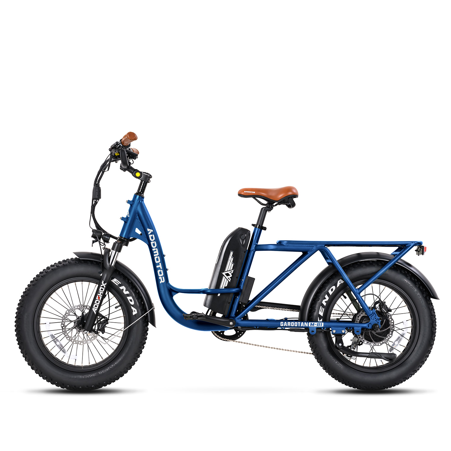 Addmotor GAROOTAN M-81 Long Range Step thru Cargo Electric Bike with 20Ah Battery-image-M-81-SEB