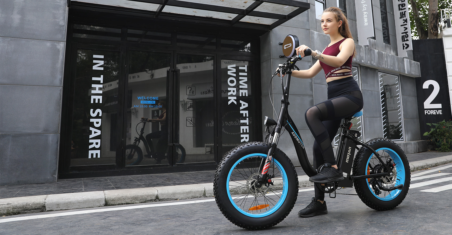 MOTAN M-140 P7 Comfortable Folding E-Bike