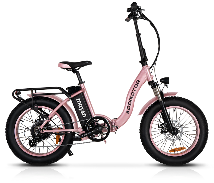 Addmotor Folding Ebike Rose Gold