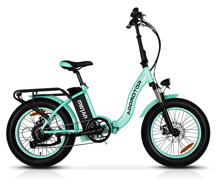 Addmotor Folding Electric Bike Cyan