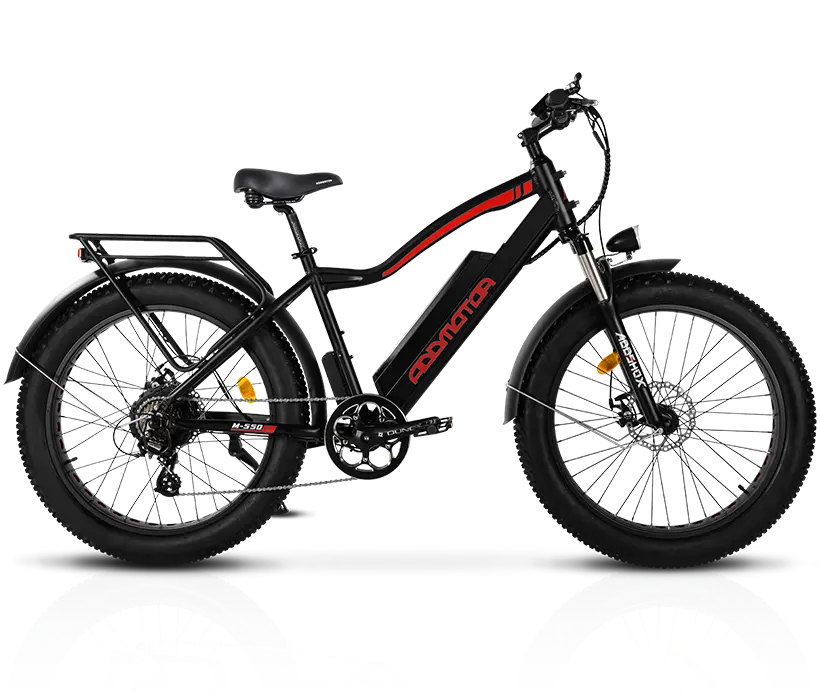 Addmotor M-550 All Terrain Fat Tire Electric Bike in Black