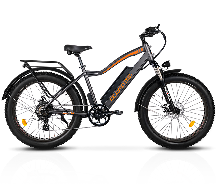 Addmotor M-550 All Terrain Fat Tire Electric Bike in Grey