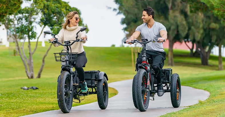 Triketan M-350 Electric Tricycle In Black