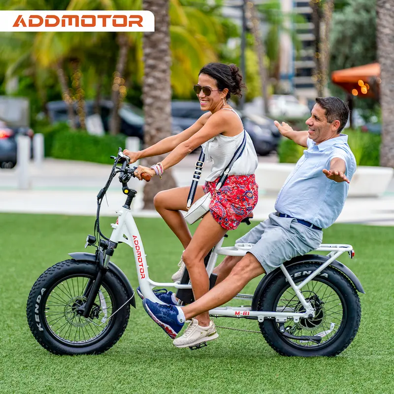GAROOTAN M-81 Electric Cargo Bike In White