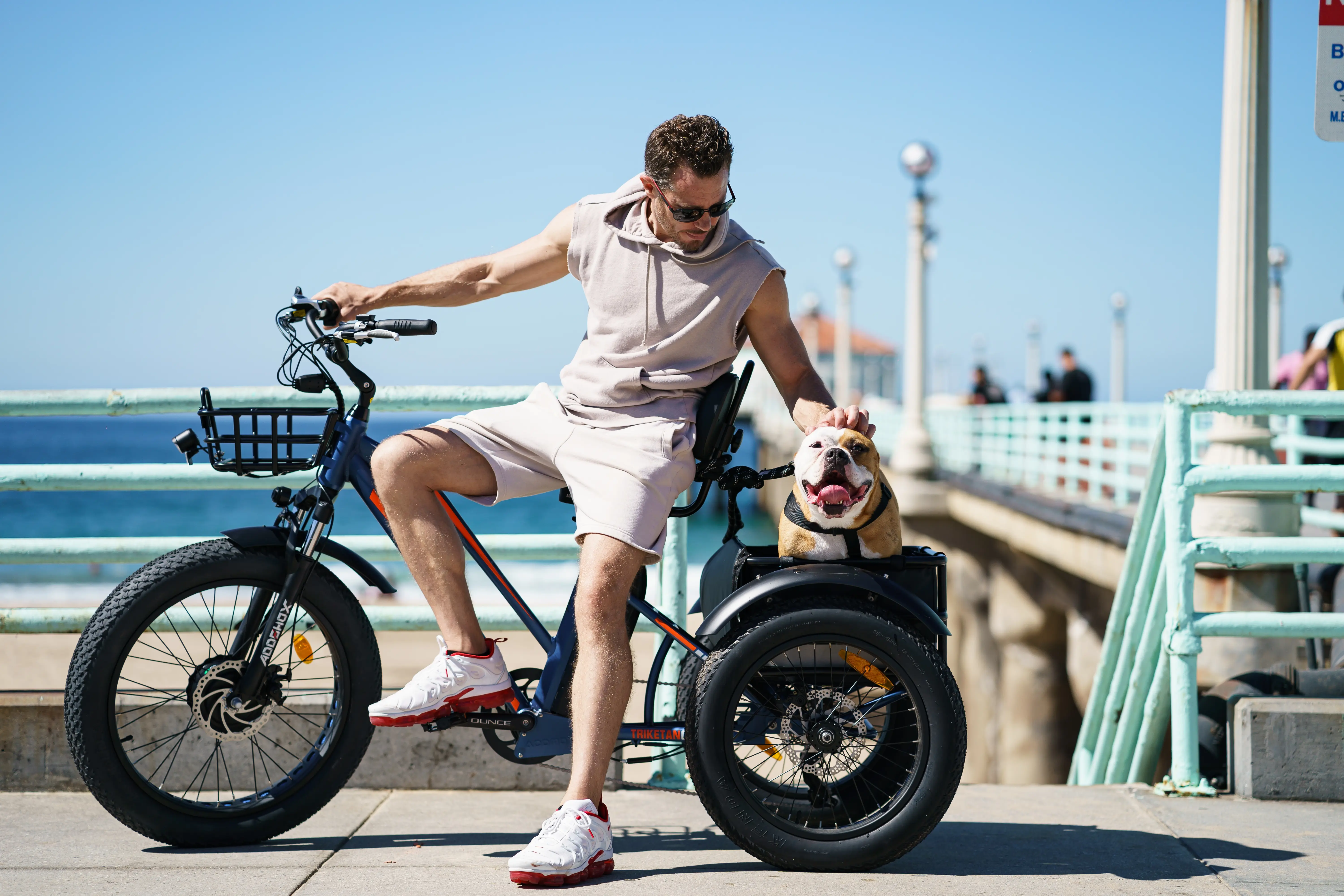 Triketan M-350 Electric Tricycle In Neptune Blue