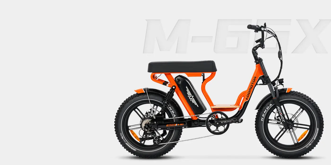 addmotor full suspension moped style ebike soletan m66x