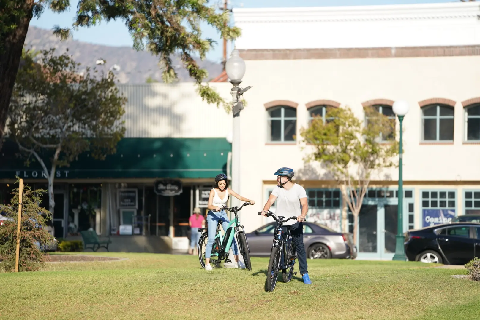 Citypro E-43 City Commuter Long Range Electric Bike Cyan