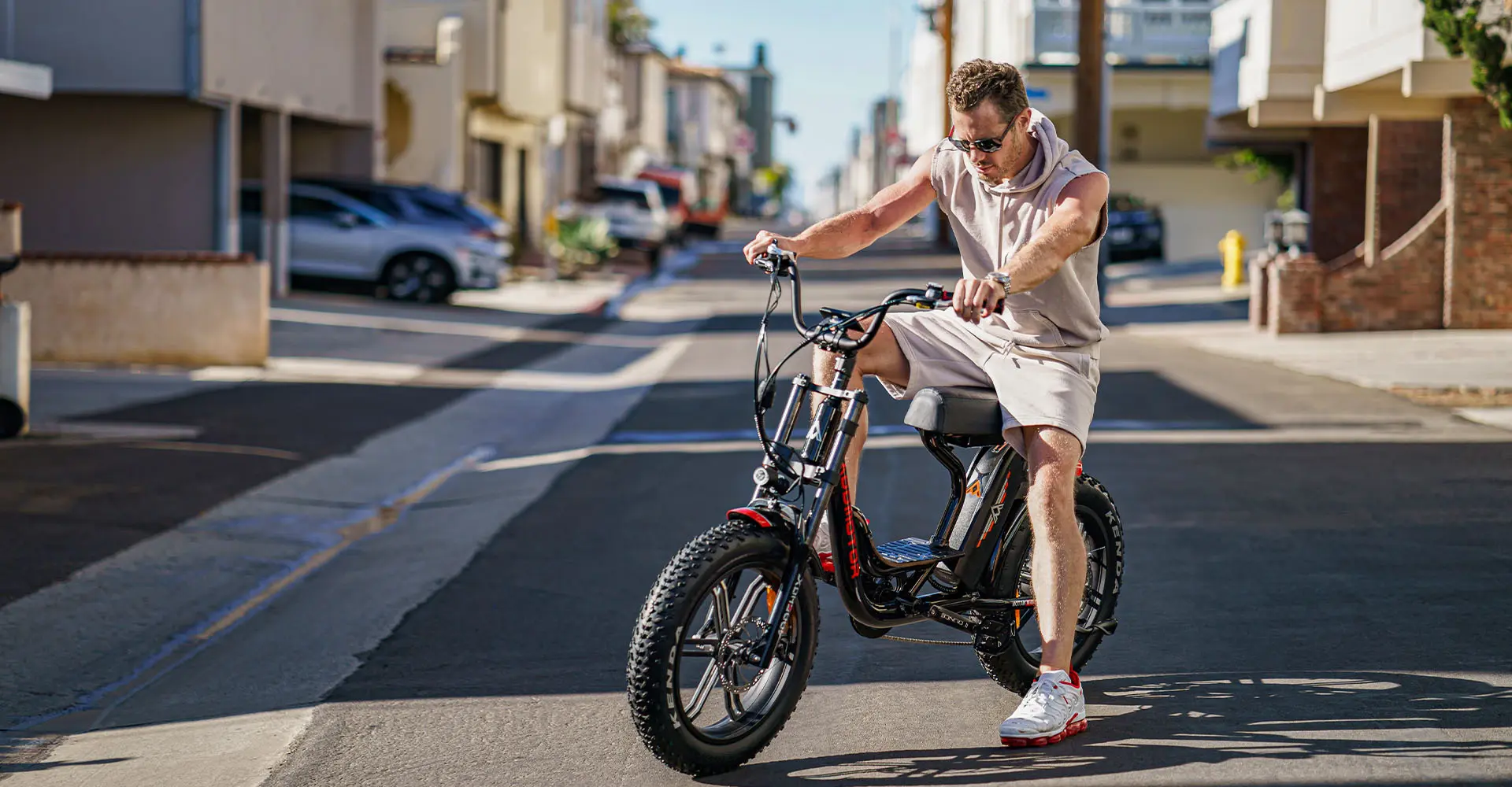 Addmotor moped-style electric bike 