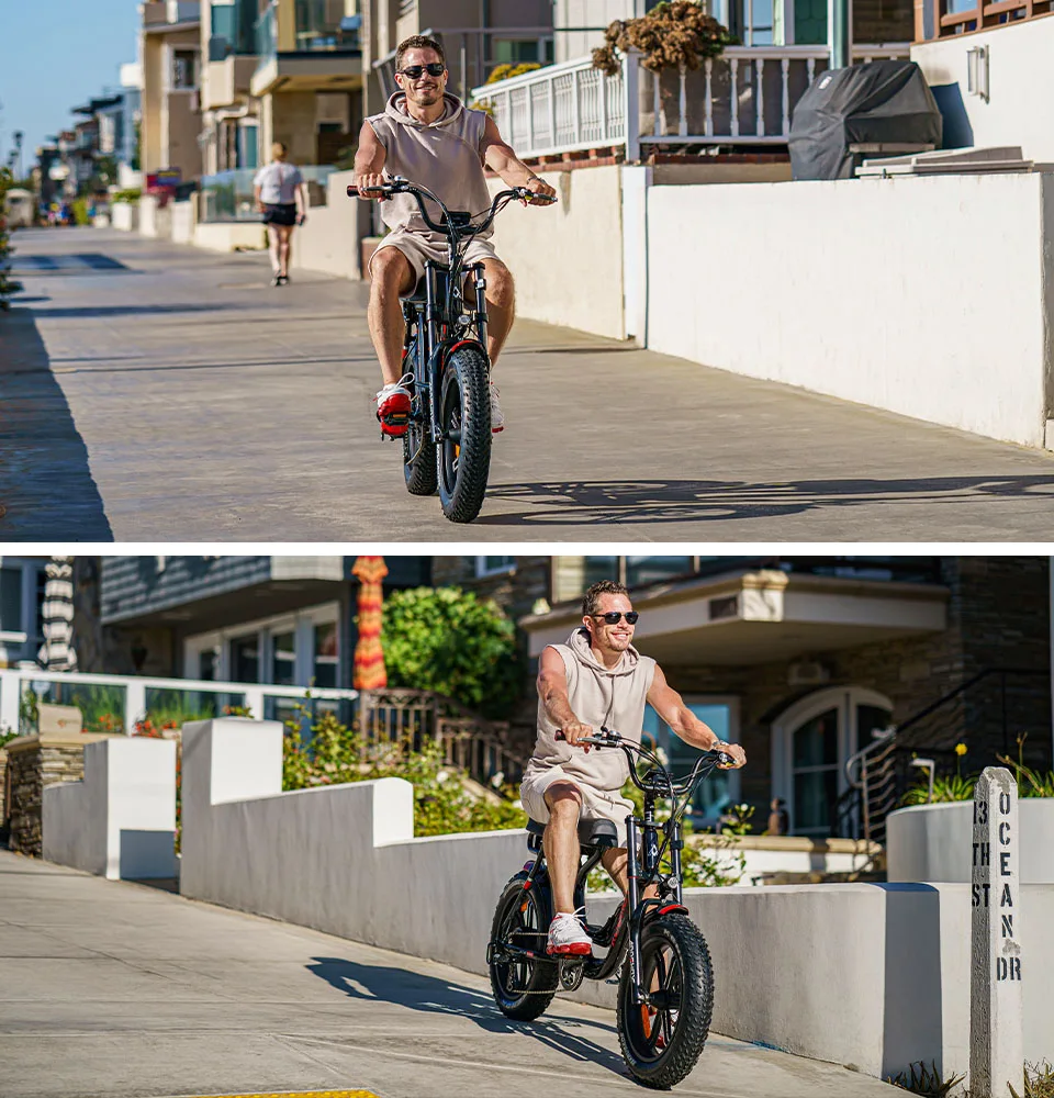 cruiser ebike m66r7 outdoor