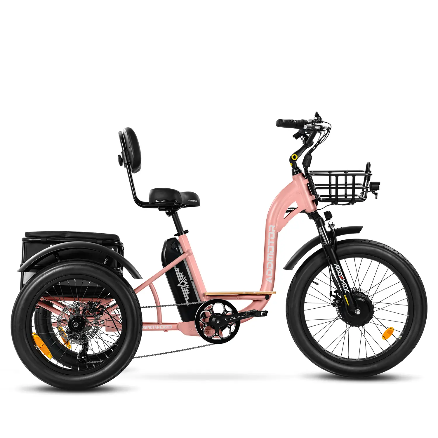 Grandtan M-340 Electric Trikes for Adult In Rose Gold