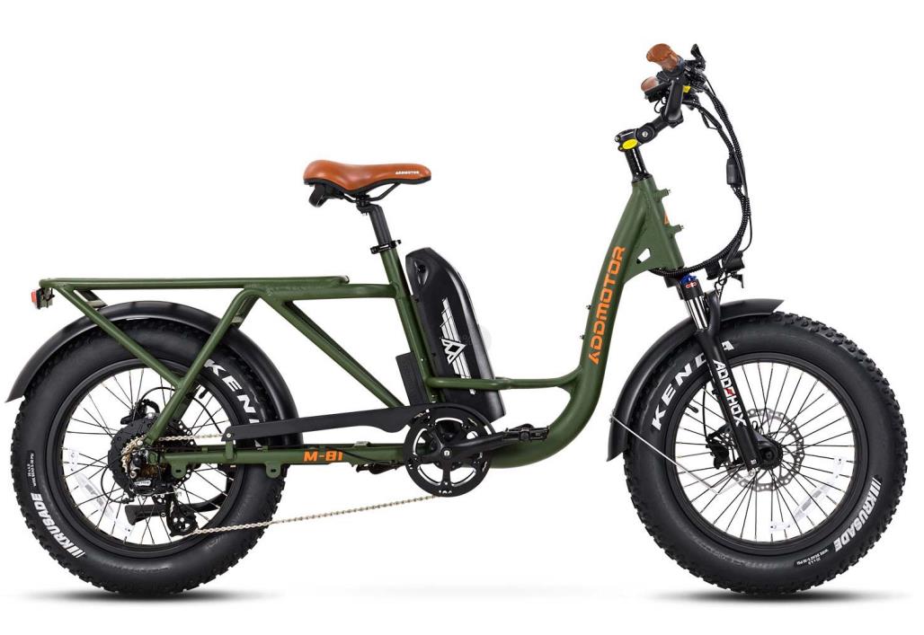 cargo ebike m-81 in Army Green