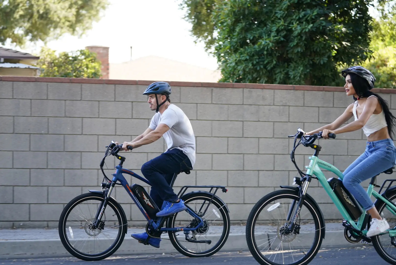 Citypro E-53 Long Range Urban Electric Bike In Blue