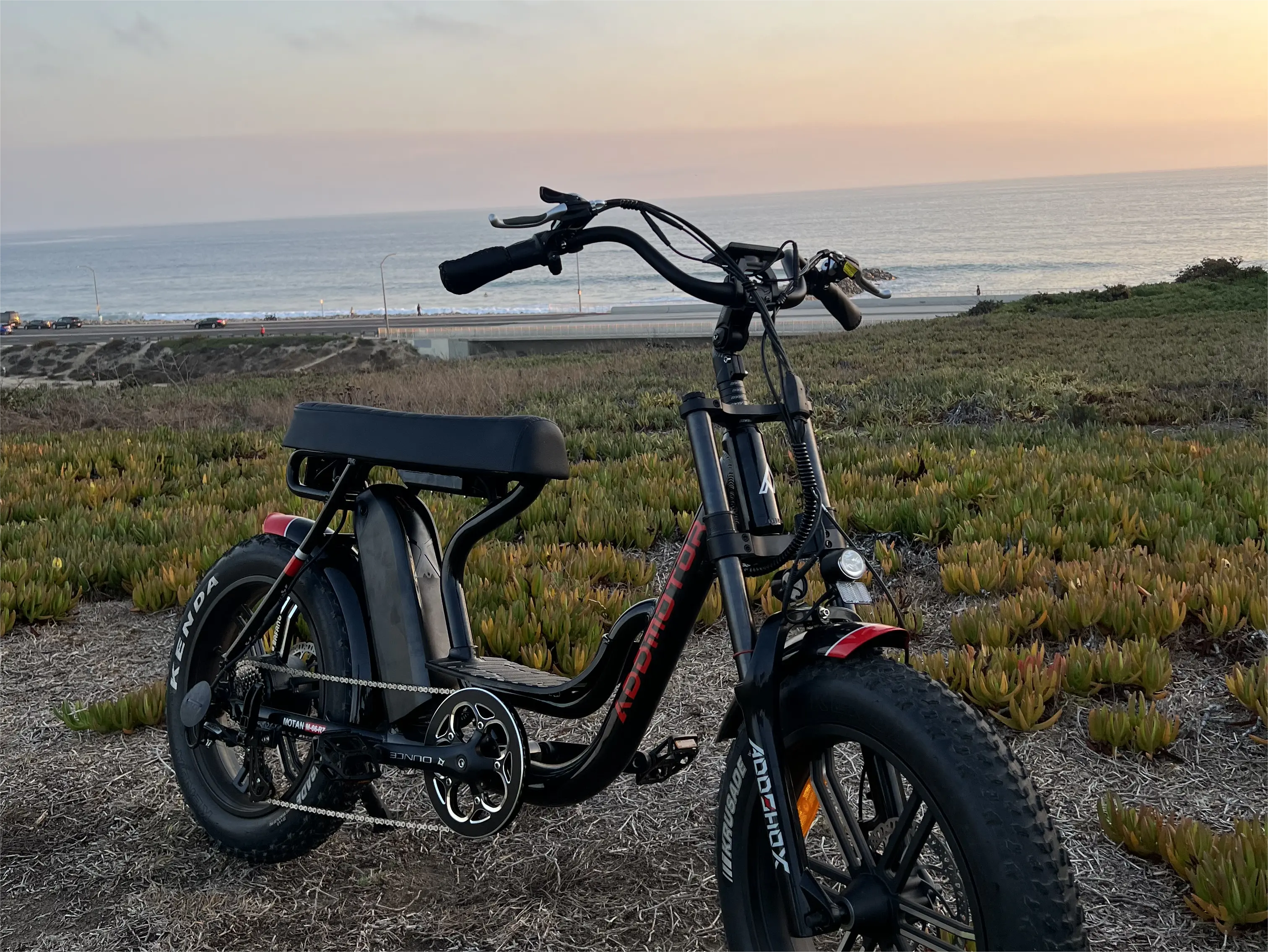 M-66 Electric Bike with Long Range In Black