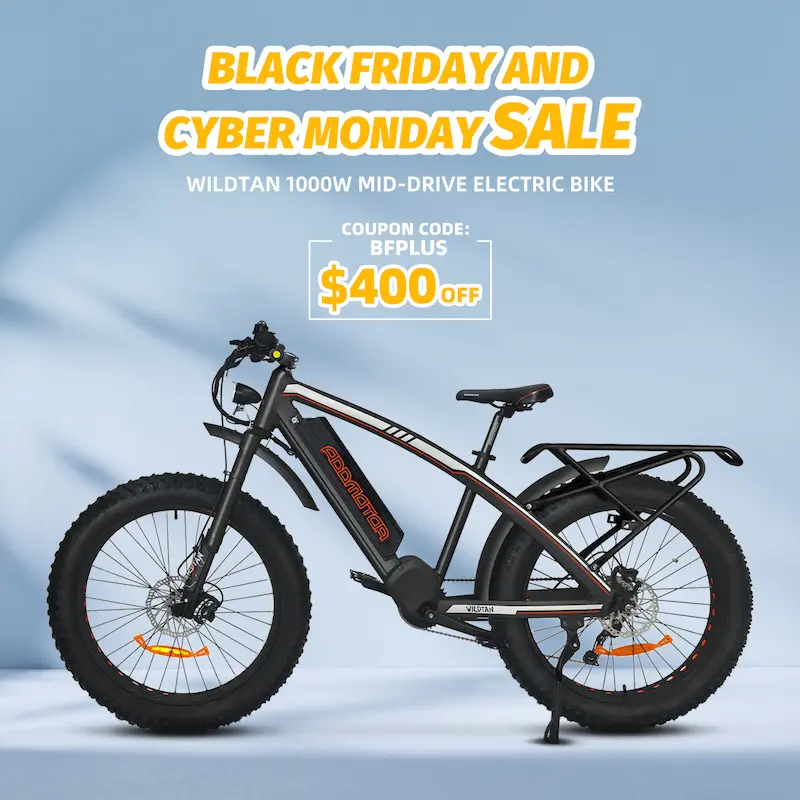 Addmotor Electric bike Black Friday Sale Up to 400