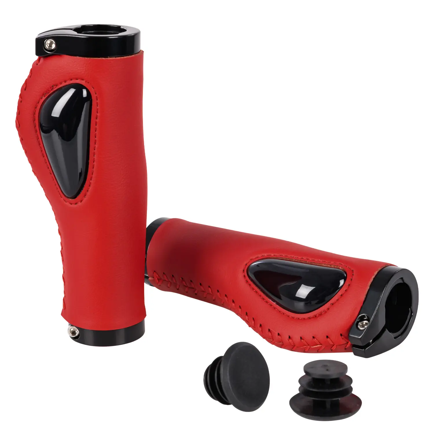 Versatile Bike Handlebar Grips - Suitable for MTB, BMX, Downhill, Folding Bikes, Easy to Install, Soft Non-Slip Material