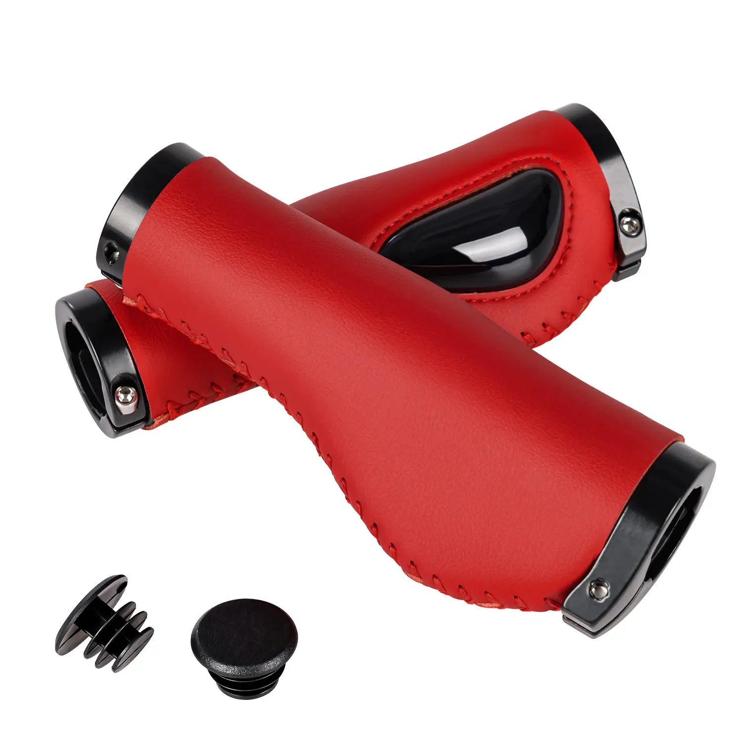 Bicycle Handlebar Grips - Wide Application, Simple Installation, Durable, Anti-Vibration PVC Rubber for Comfortable Riding