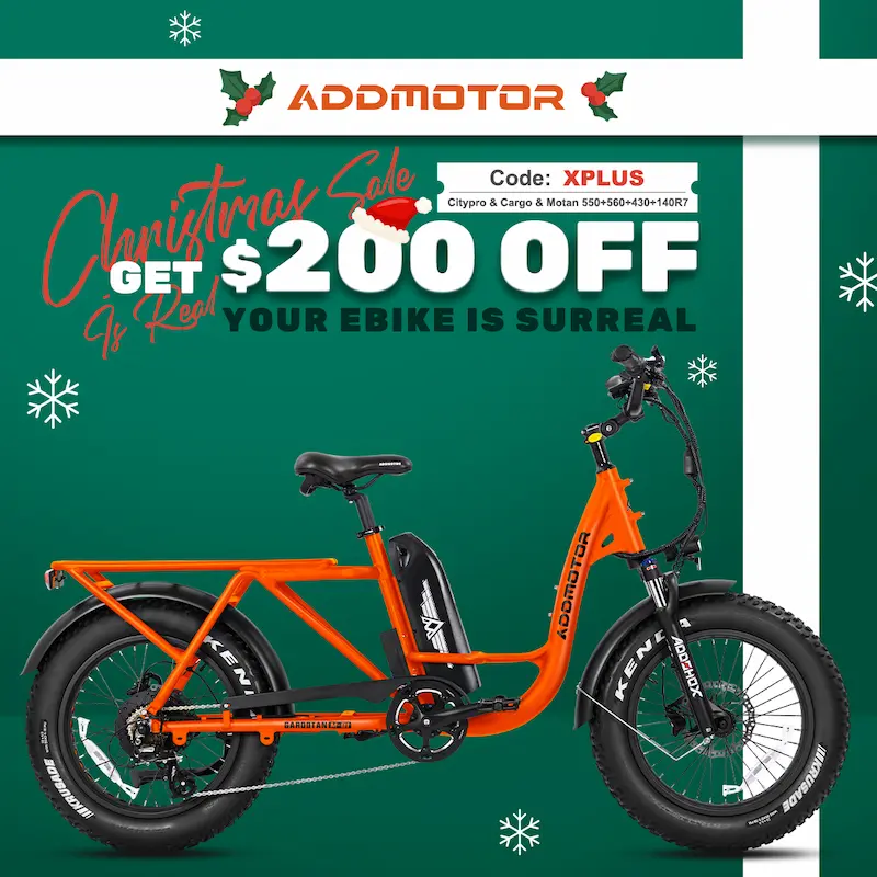 GAROOTAN M-81 Cargo Electric Bike In Orange