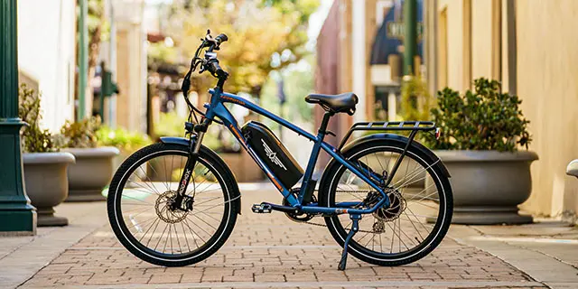 Citypro E-53 Long Range Urban Electric Bike In Blue