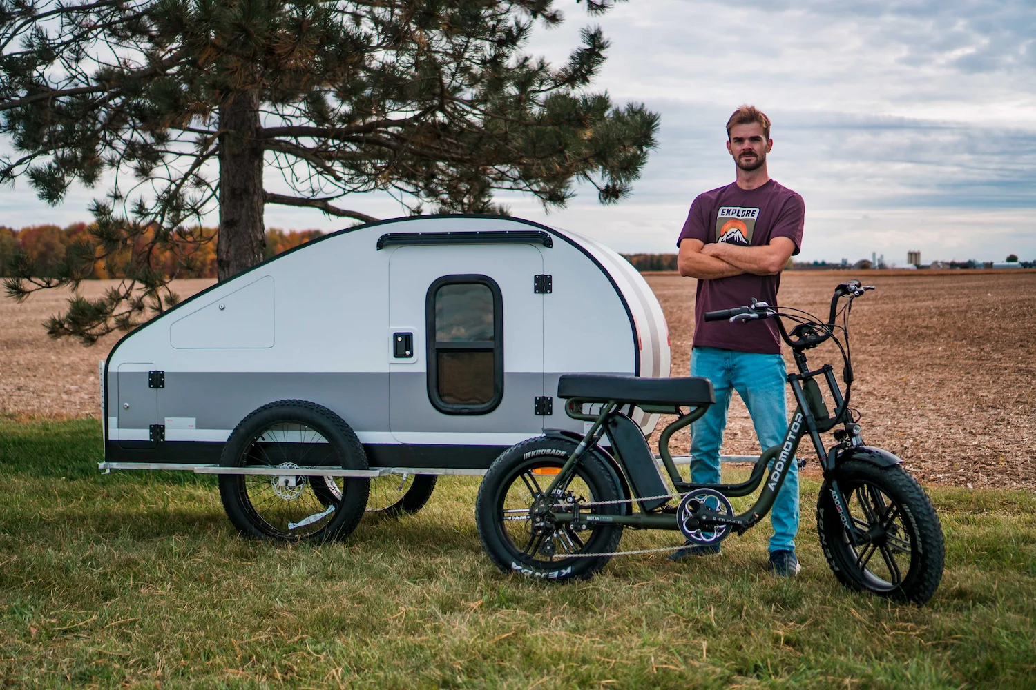 GAROOTAN M-81 Cargo Electric Bike In Green